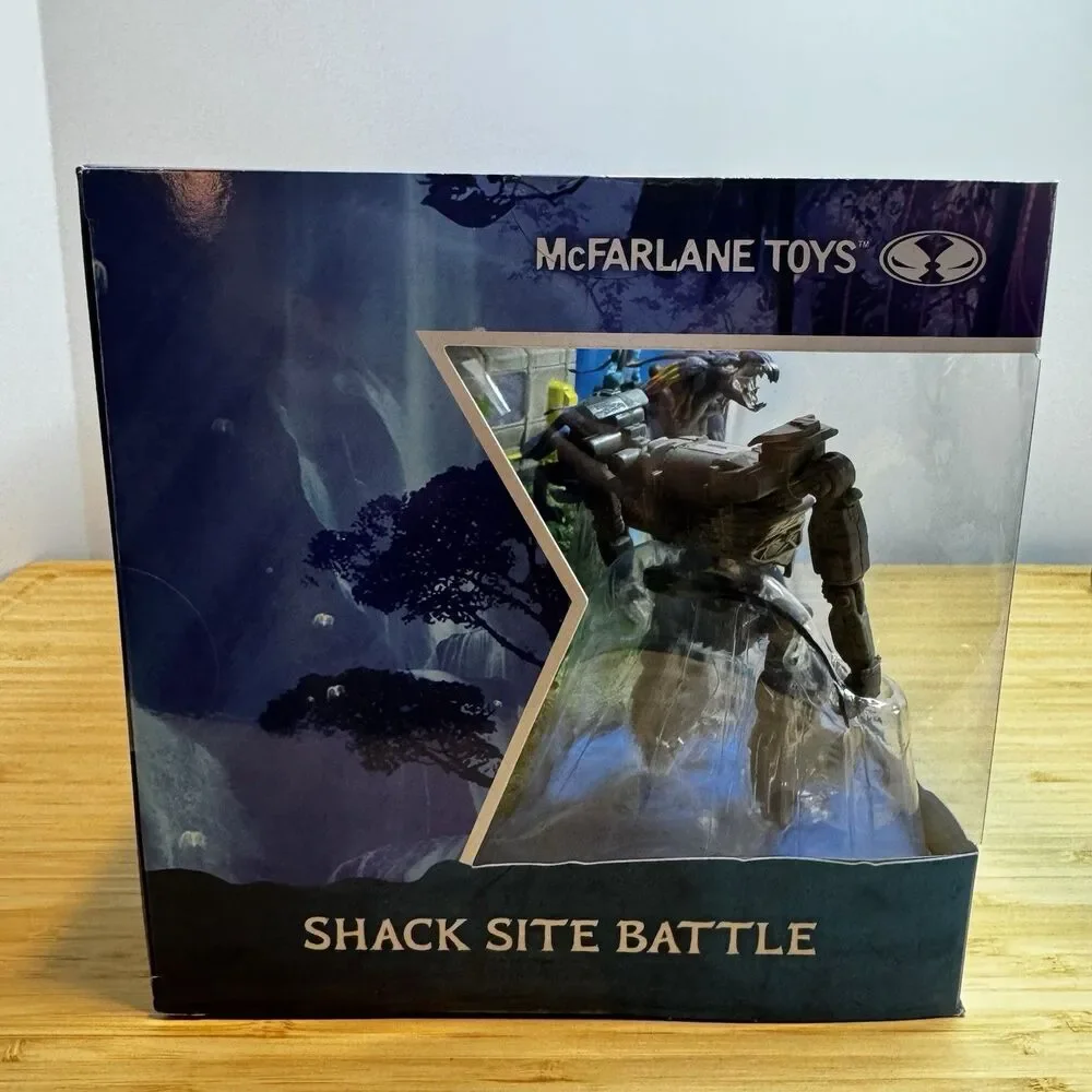 Mcfarlane Avatar The Way of Water World of Pandora Shack Site Battle Playset NEW